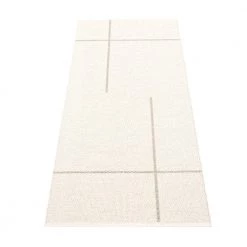 Pappelina Fred Linen & Vanilla Runner Rug