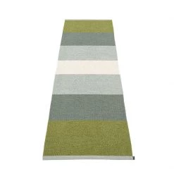 Pappelina Kim Olive Plastic Rug