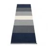 Pappelina Kim Dark Blue Plastic Rug