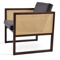 SohoConcept Cube Wood Wicker Lounge Armchair 13 SohoConcept Cube Wood Wicker Lounge Armchair