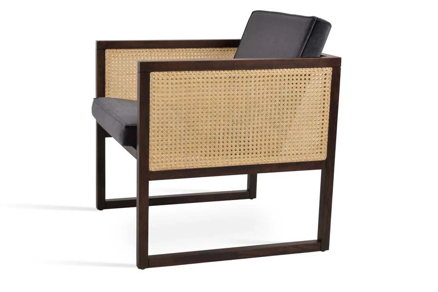 SohoConcept Cube Wood Wicker Lounge Armchair 7 SohoConcept Cube Wood Wicker Lounge Armchair