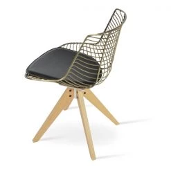 SohoConcept Modern Living Tiger Pyramid Swivel Chair