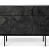 Ethnicraft Graphic Teak Black Chest Of Drawers Modern Bedroom 1 Ethnicraft Graphic Teak Black Chest Of Drawers Modern Bedroom
