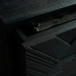 Ethnicraft Graphic Teak Black Chest Of Drawers Modern Bedroom 10 Ethnicraft Graphic Teak Black Chest Of Drawers Modern Bedroom