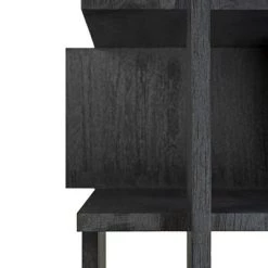 Ethnicraft Teak Abstract Black Column