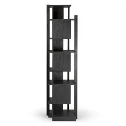 Ethnicraft Teak Abstract Black Column