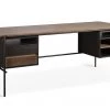 Ethnicraft Oscar Teak Desk With 2 Drawers