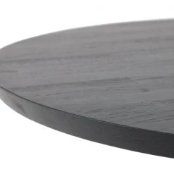 Ethnicraft Oblic Teak Black Varnished Side Table