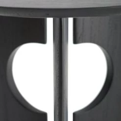 Ethnicraft Cove Teak Black Varnished Side Table