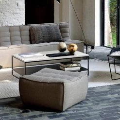 Ethnicraft Cove Teak Black Varnished Side Table