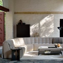 Ethnicraft Cove Teak Black Varnished Side Table