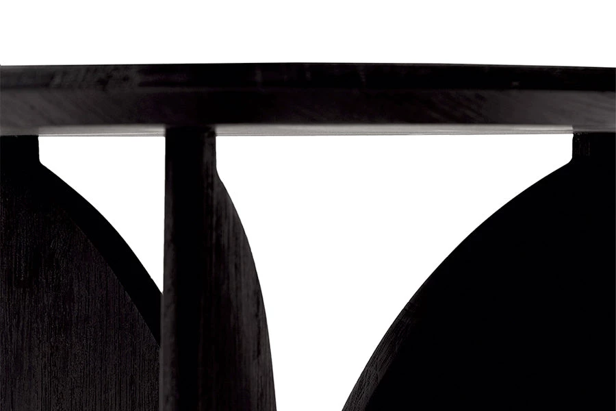Ethnicraft Fin Teak Black Varnished Side Table 9 Ethnicraft Fin Teak Black Varnished Side Table