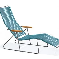 Houe Click Sunlounger With Bamboo Armrests Sunloungers & Daybeds