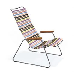 Houe Click Lounge Chair With Bamboo Armrests