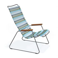 Houe Click Lounge Chair With Bamboo Armrests