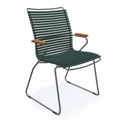 Houe Click Tall Dining Chair With Bamboo Armrests