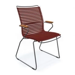 Houe Click Tall Dining Chair With Bamboo Armrests