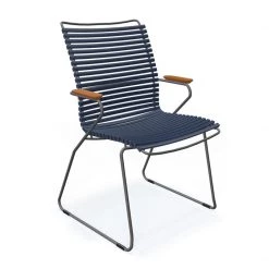 Houe Click Tall Dining Chair With Bamboo Armrests