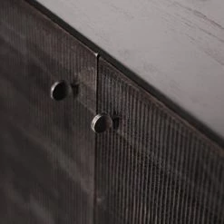 Ethnicraft Grooves Teak Varnished Storage Cupboard