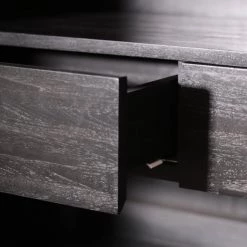 Ethnicraft Grooves Teak Varnished Storage Cupboard