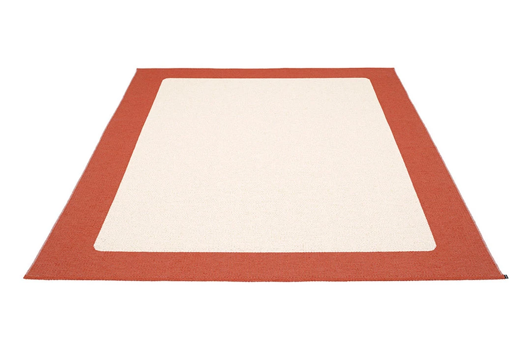 Pappelina Ilda Brick & Vanilla Runner Rug 11 Pappelina Ilda Brick & Vanilla Runner Rug