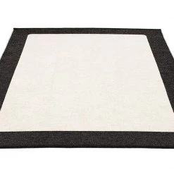 Pappelina Ilda Black & Vanilla Runner Rug