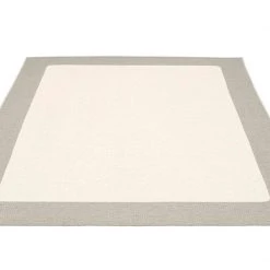 Pappelina Ilda Warm Grey & Vanilla Runner Rug