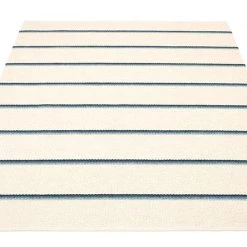 Pappelina Olle Blue & Vanilla Runner Rug 21 Pappelina Olle Blue & Vanilla Runner Rug