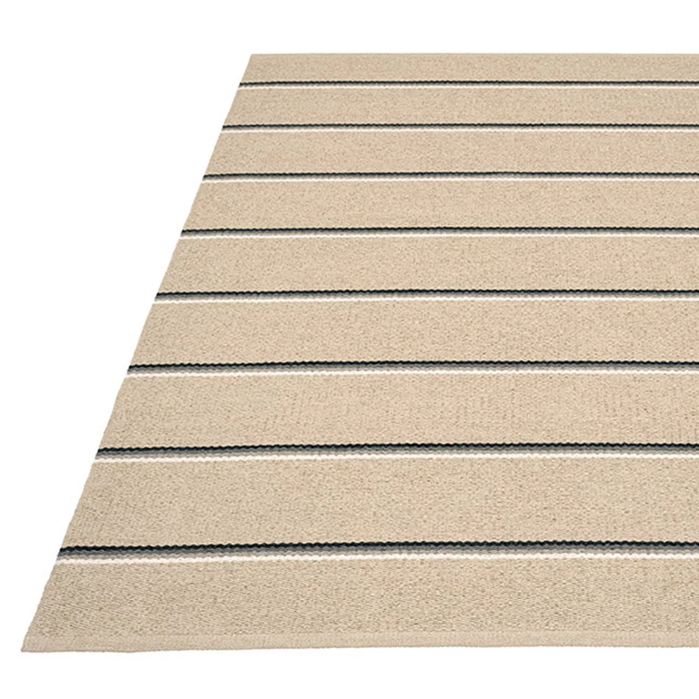 Pappelina Olle Mud & Beige Runner Rug 4 Pappelina Olle Mud & Beige Runner Rug