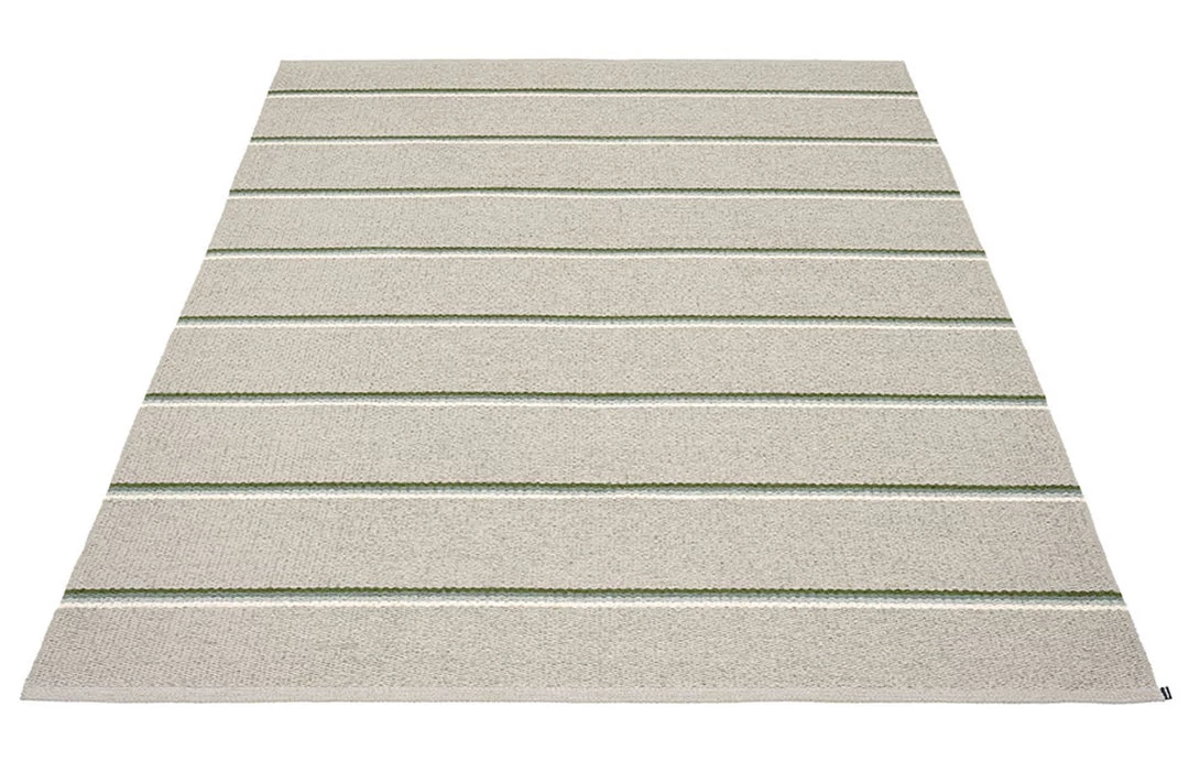 Pappelina Olle Green & Linen Runner Rug 12 Pappelina Olle Green & Linen Runner Rug