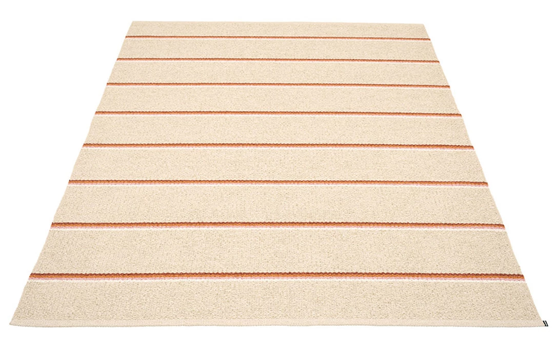 Pappelina Olle Brick & Cream Runner Rug 12 Pappelina Olle Brick & Cream Runner Rug