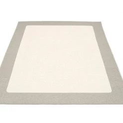 Pappelina Ilda Warm Grey & Vanilla Runner Rug