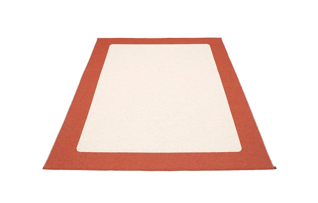 Pappelina Ilda Brick & Vanilla Runner Rug 12 Pappelina Ilda Brick & Vanilla Runner Rug