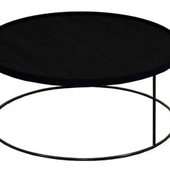 Ethnicraft Round Tray Coffee Table