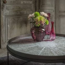 Ethnicraft Round Tray Coffee Table