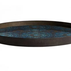 Ethnicraft Seaside Beads Wooden Round Tray