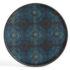 Ethnicraft Seaside Beads Wooden Round Tray