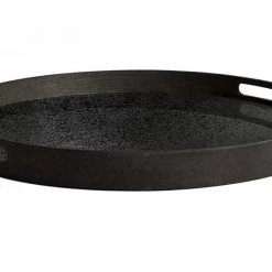Ethnicraft Charcoal Mirror Tray
