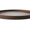 Ethnicraft Cream Circles Glass Valet Tray