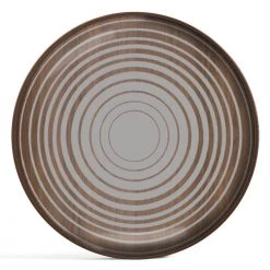 Ethnicraft Cream Circles Glass Valet Tray