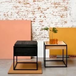 Ethnicraft Accent Tables Monolit Oak Small Side Table