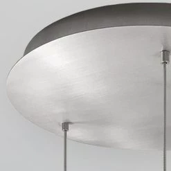 Cerno Modern Lighting 3 Pendant Holes Round Aluminum Canopy