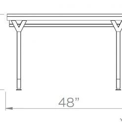 Scale 1:1 Scale 1to1 Eyhov Rail Single Desk 15 Scale 1:1 Scale 1to1 Eyhov Rail Single Desk
