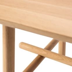 Ethnicraft Profile Oak Varnished High Meeting Table