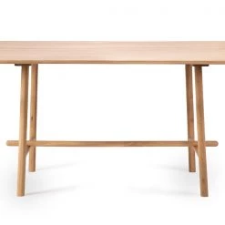 Ethnicraft Profile Oak Varnished High Meeting Table