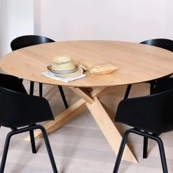 Ethnicraft Circle Oak Dining Table