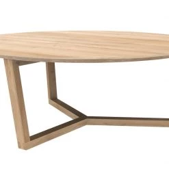 Ethnicraft Tripod Oak Coffee Table