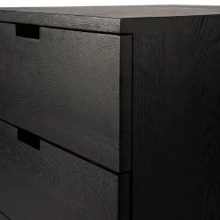 Ethnicraft Billy Black Oak Drawer Unit