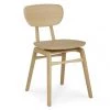 Ethnicraft Modern Dining Oak Pebble Dining Chair