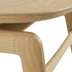 Ethnicraft Modern Dining Oak Pebble Dining Chair 21 Ethnicraft Modern Dining Oak Pebble Dining Chair